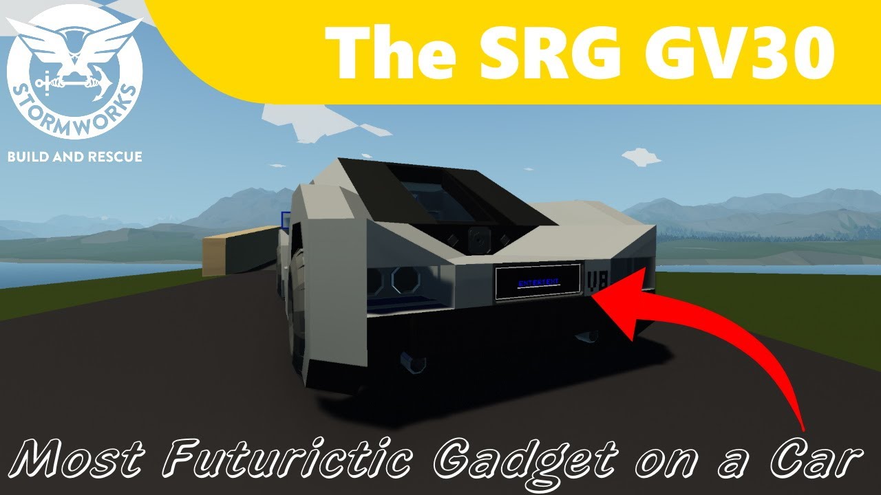 My First Modular Engine Supercar! The SRG GV30 | Stormworks Build And Rescue Vehicle Showcase