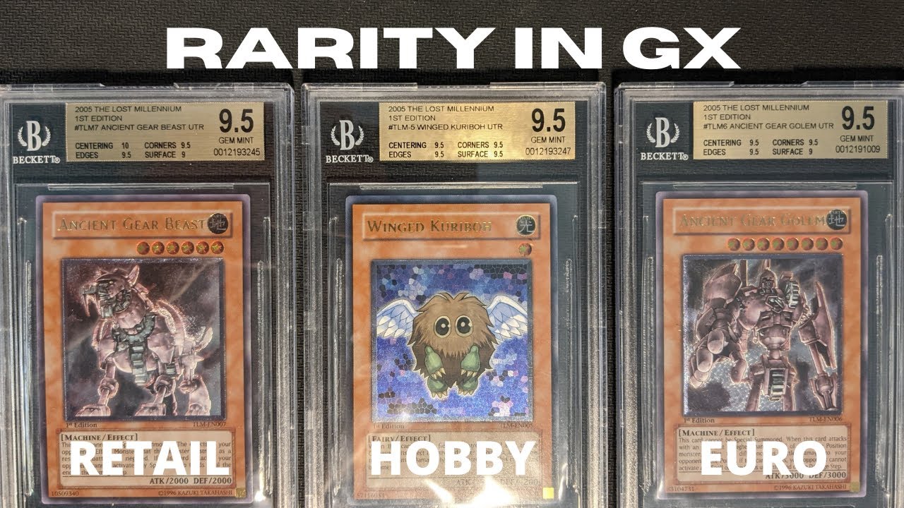 Understanding Rarity in GX - Hobby/Retail/NA/Euro
