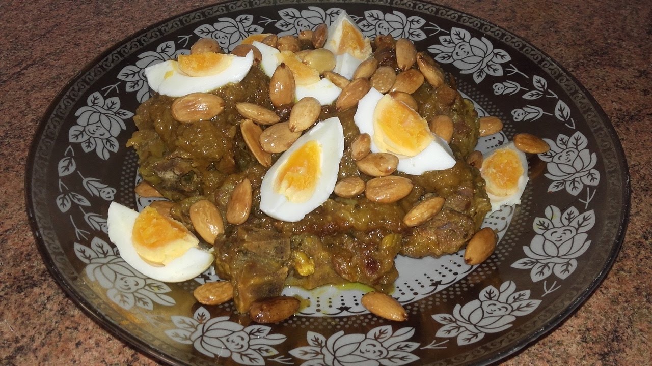 Tajine de cordero con almendras / Tajin Tfaya | Comida De Marruecos