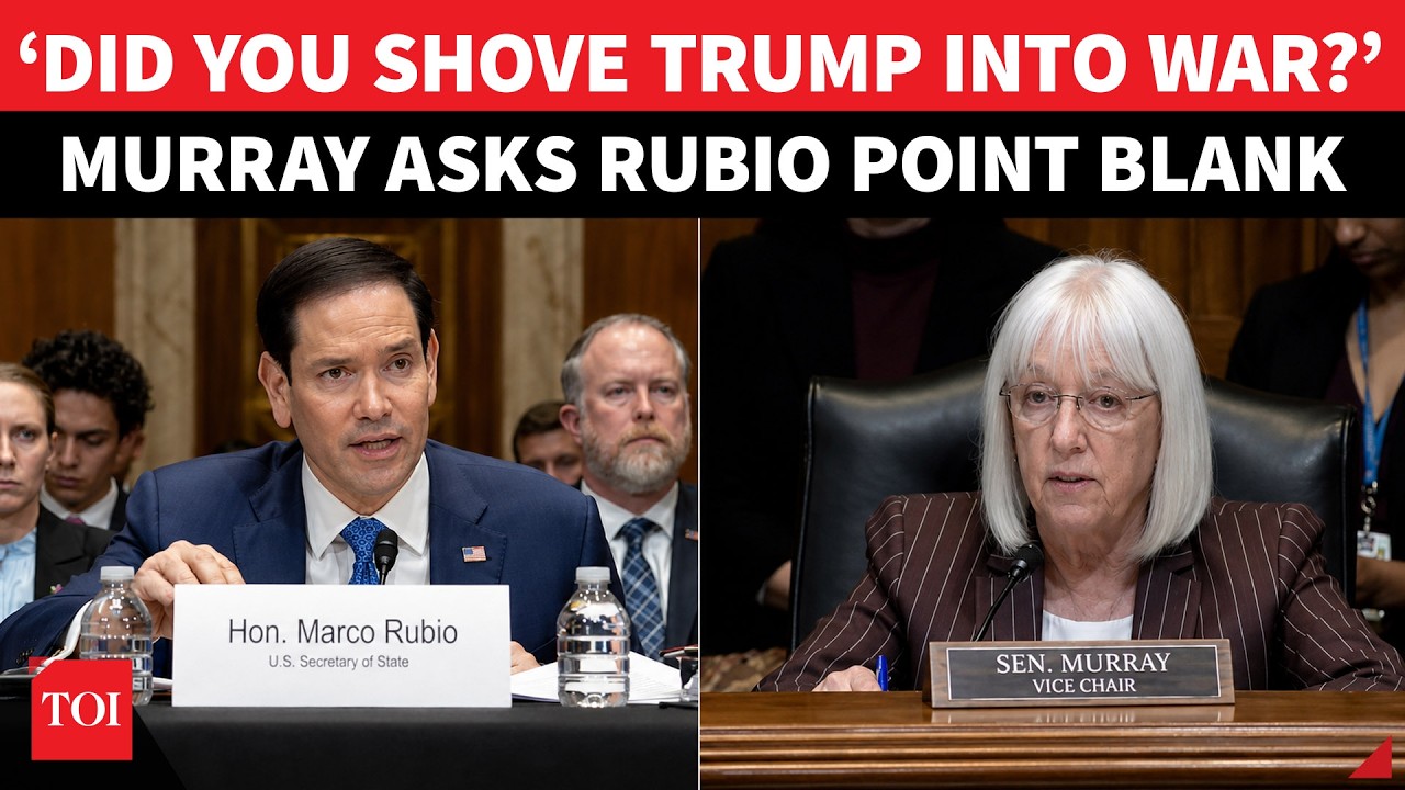 &lsquo;Your SECRET Iran Meeting&hellip;&rsquo;: Rubio Faces Wrath Of Murray In Heated Senate Showdown | Watch