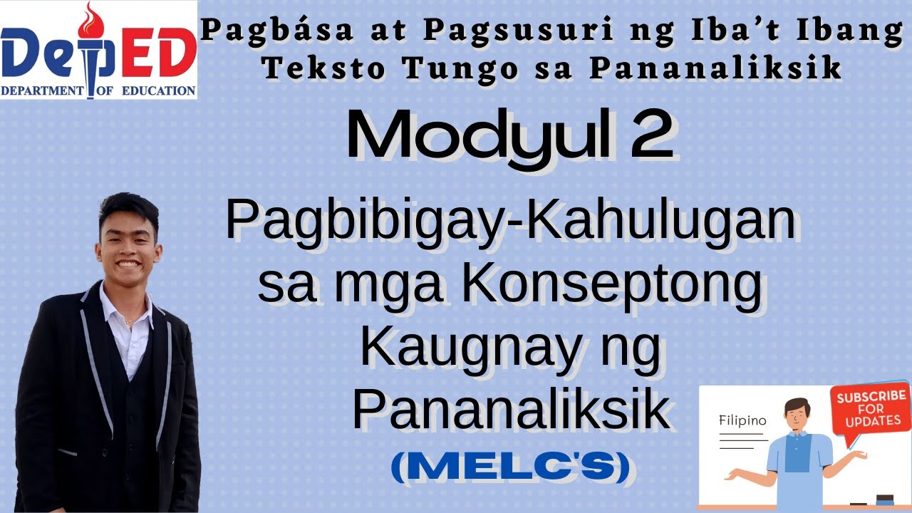 Pagbibigay-Kahulugan sa mga Konseptong Kaugnay ng Pananaliksik | Modyul 2 - MELC Filipino 11