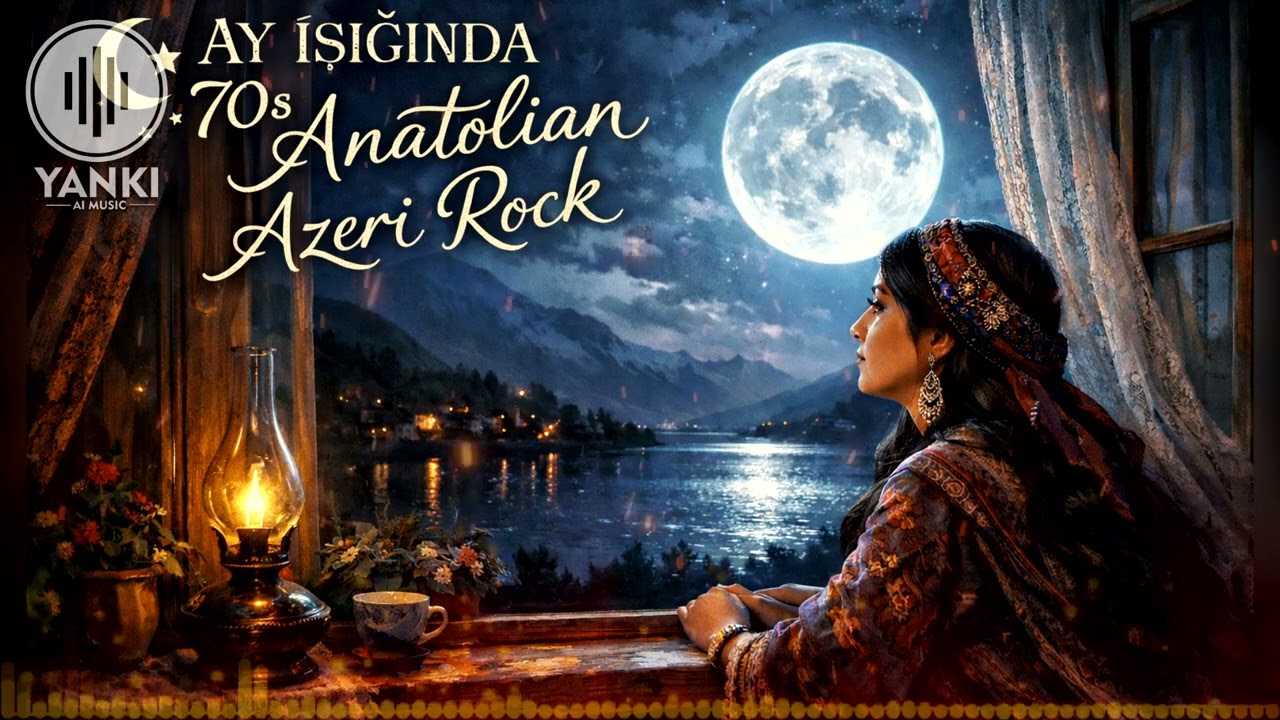Ay Işığında | 70s Anatolian Azeri Rock Cover (Suno AI)