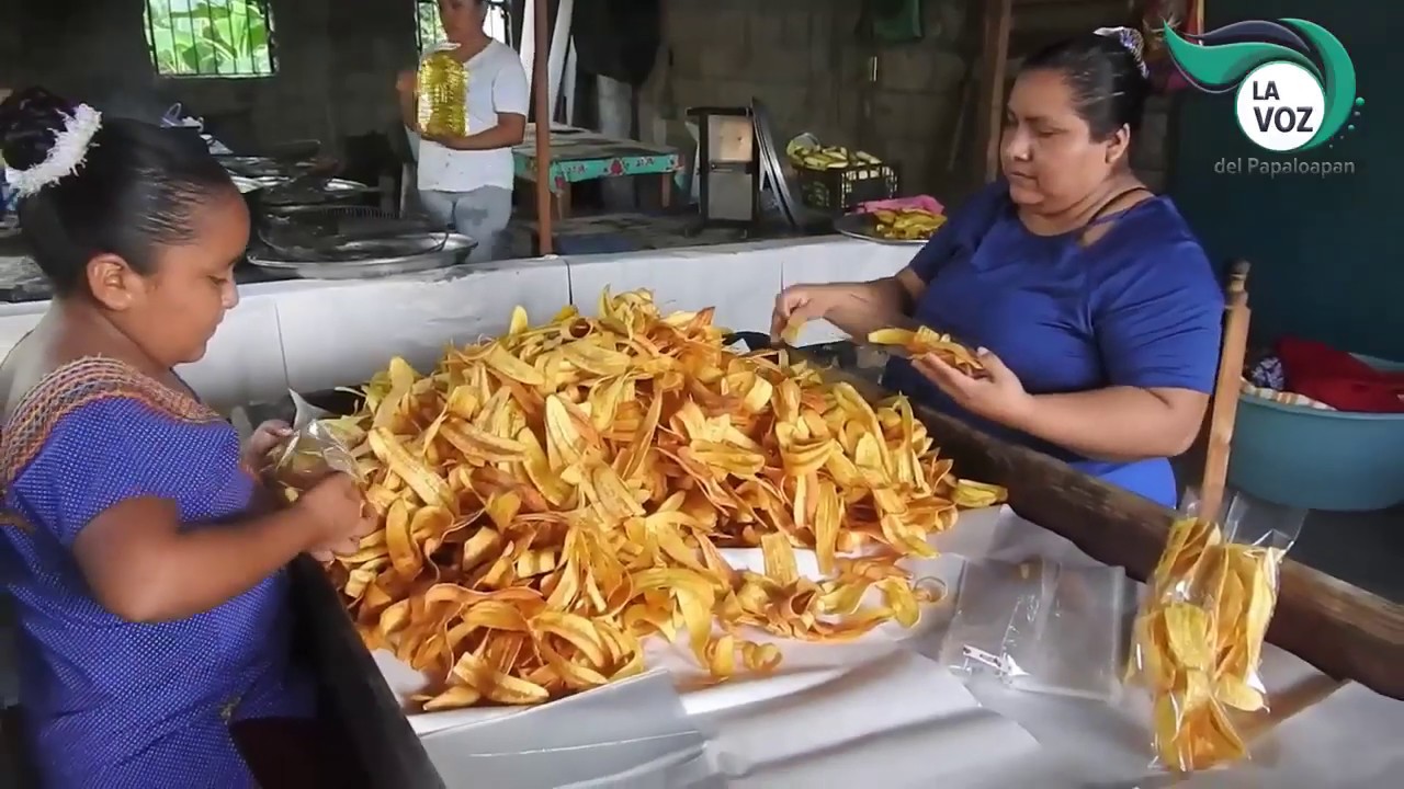 CONOCE OAXACA: FRITURAS DE PLÁTANO MACHO EN LA REGIÓN DEL PAPALOAPAN