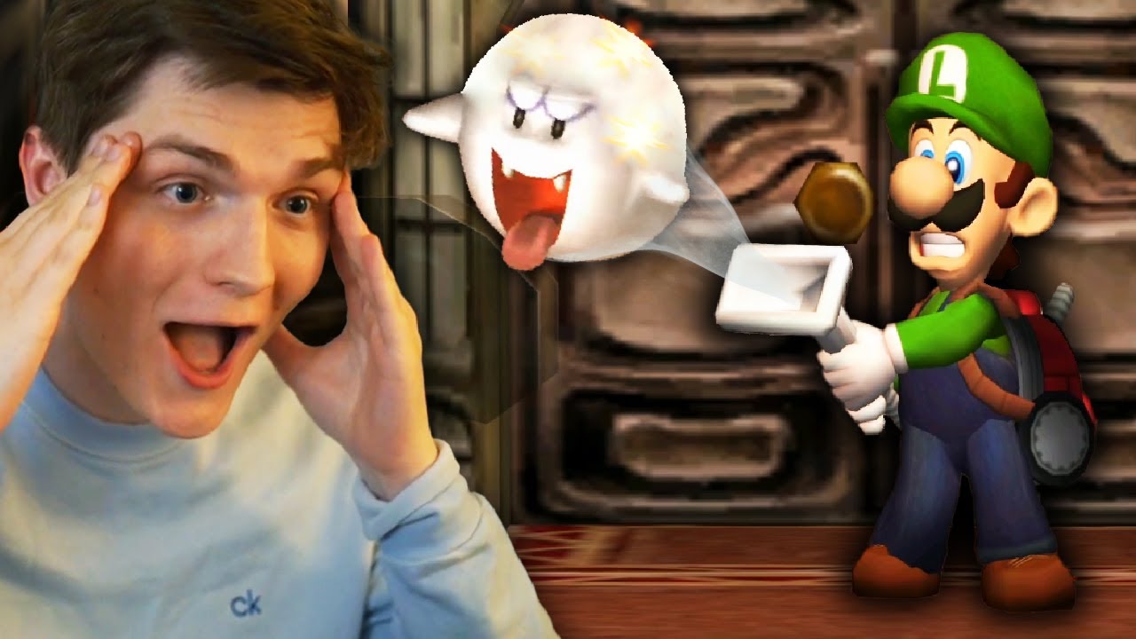 Реакция на ИДЕАЛЬНОЕ скоростное прохождение Luigi's Mansion (NEW Luigi's Mansion TAS)