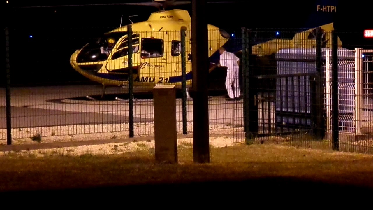 HELI SAMU21 Atterrissage