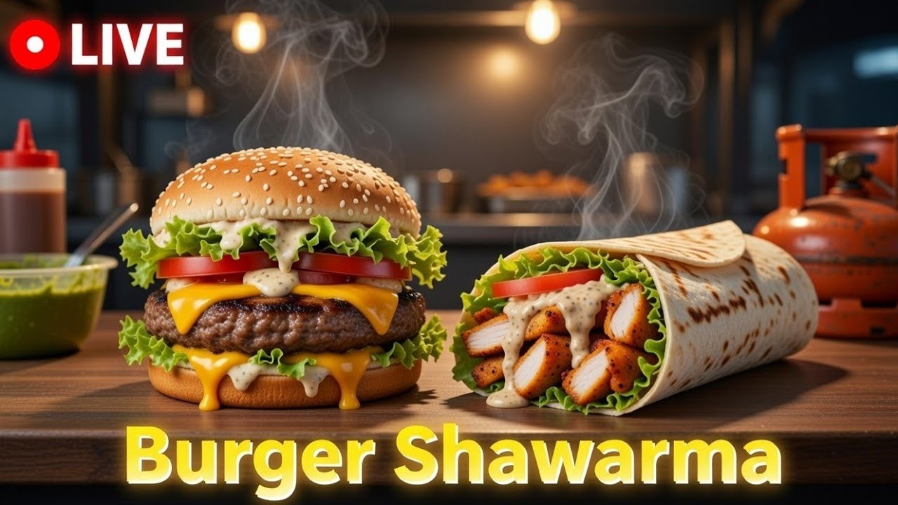 FastandFoodYT Live 🔴 | Burger Shawarma & Fast Food Making Live | Street Food Pakistan