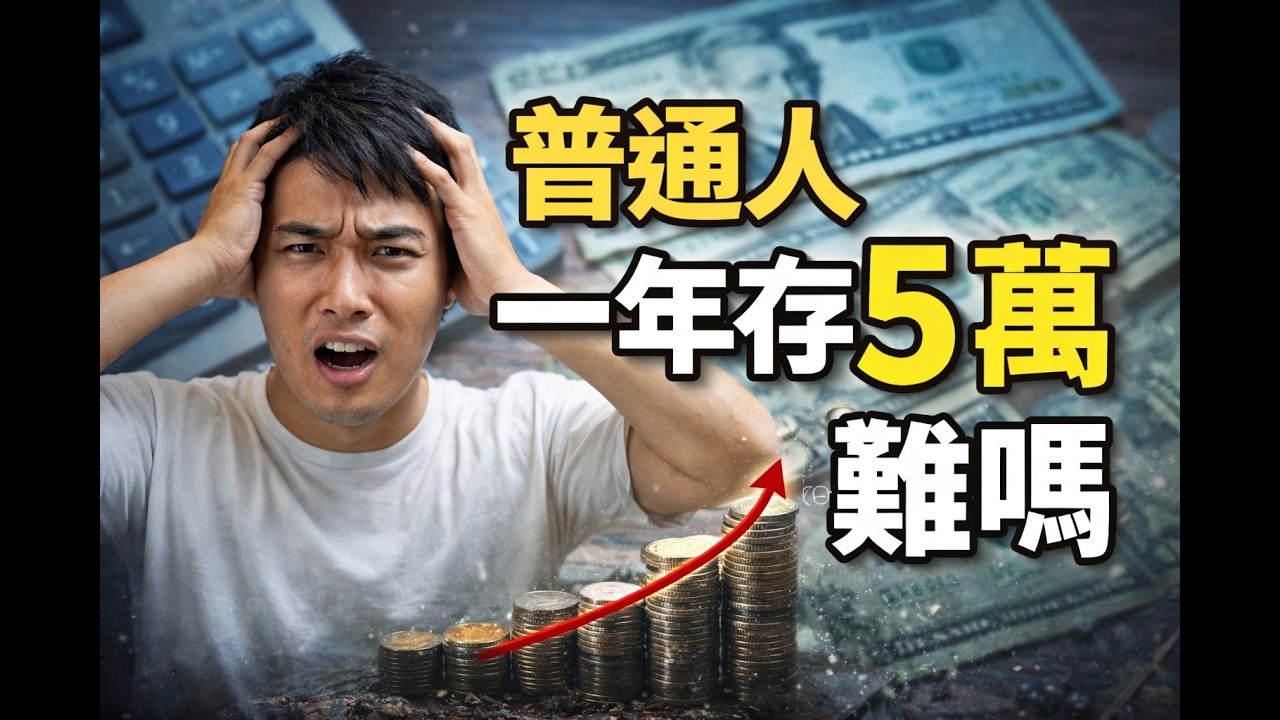 普通人一年存5萬難嗎？真實拆解給你看#AI #shorts