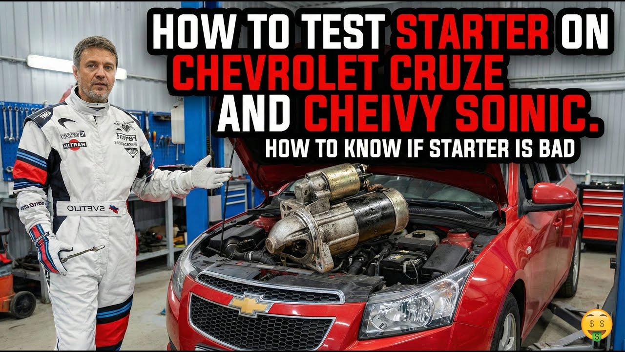 Машина не заводится? Как определить, неисправен ли стартер (Chevy Cruze / Sonic 1.4L и 1.8L)