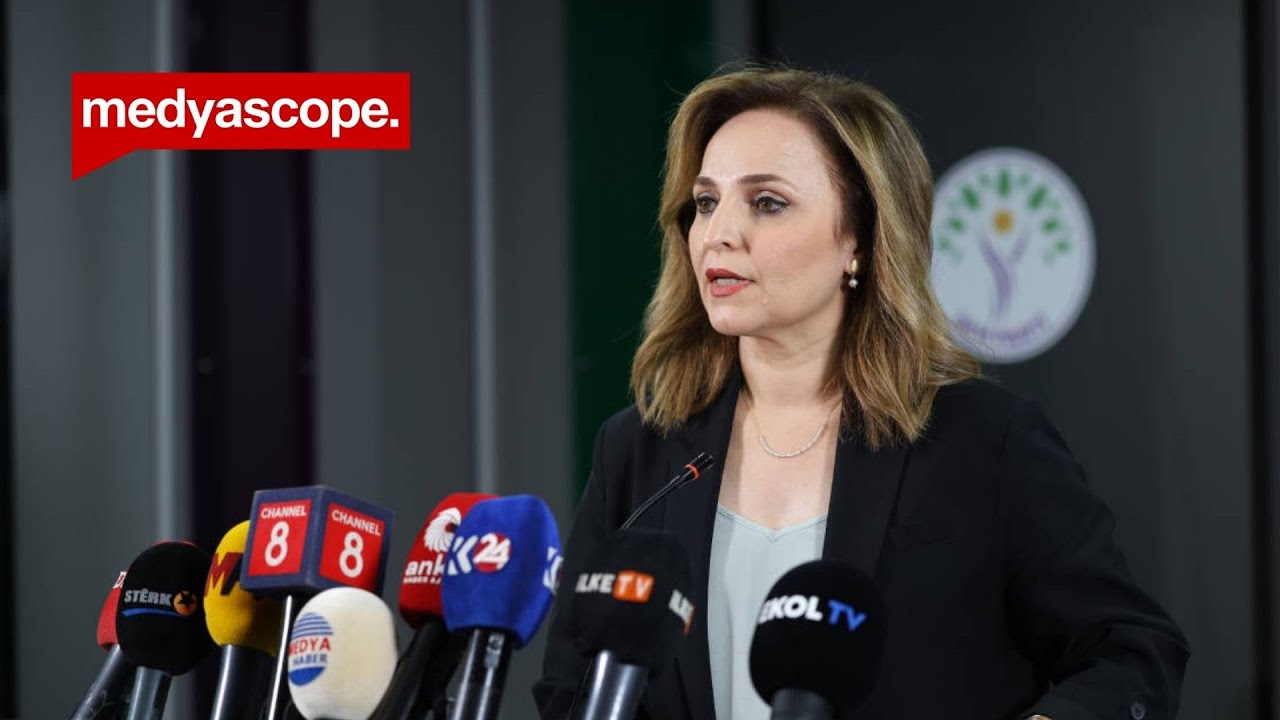 DEM Parti Sözcüsü Ayşegül Doğan, açıklama yapıyor #CANLI