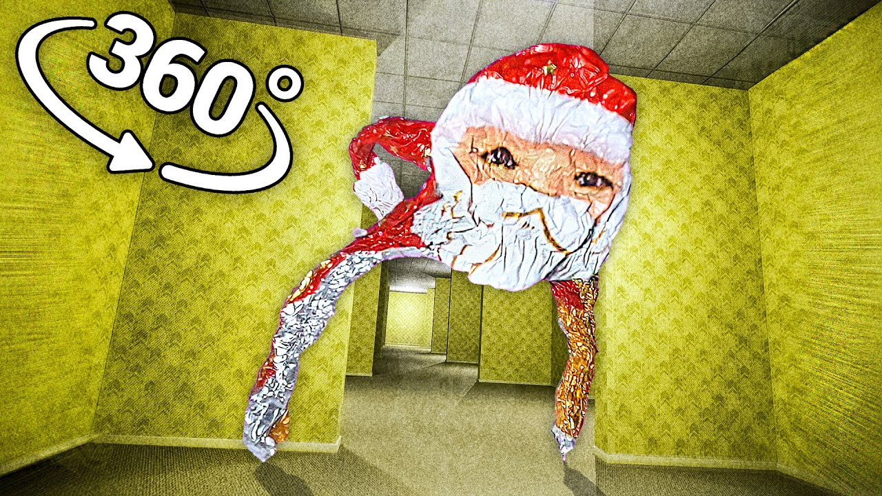 goo goo gaga meme - Backrooms in 360&deg; Video | VR / 8K | ( GoGo GaGa Santa meme )