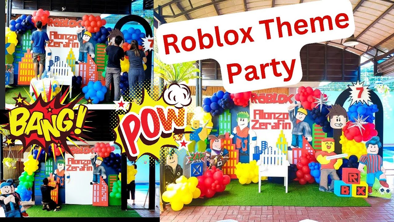Roblox Theme Party Decoration(Alonzo's 7th Birthday)-Behind the Scene Venue Styling