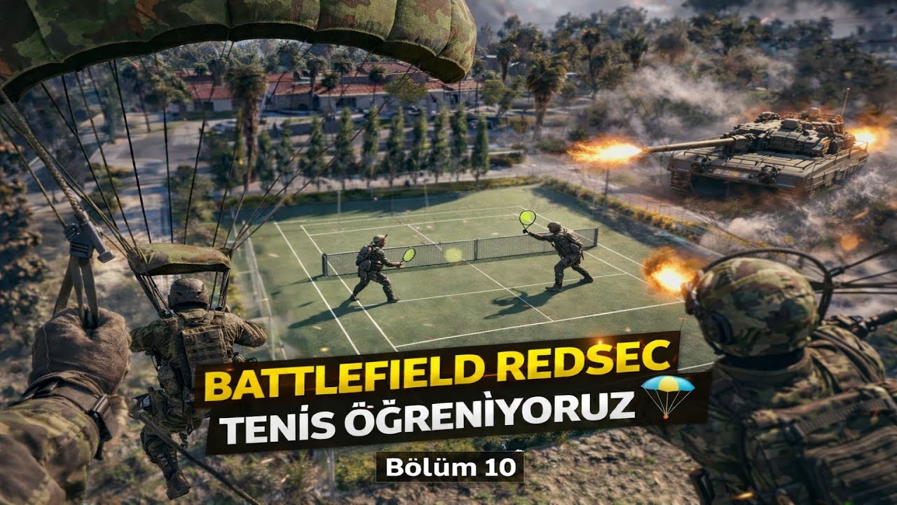 Battlefield Redsec’te Tenis Öğreniyoruz! 😂 Tank Bizi Sahadan Süpürdü! | Bölüm 10