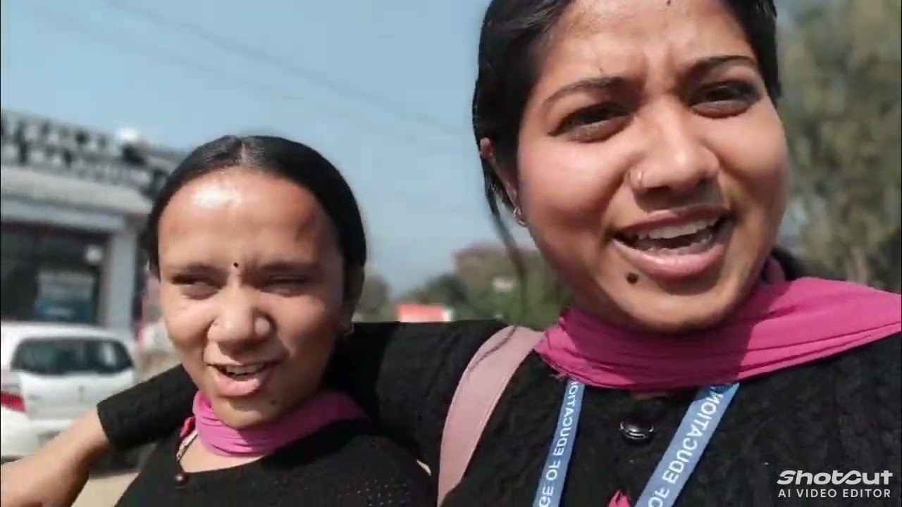 So today we got scolded in college? ( Dronacharya PG college of education rait ) 