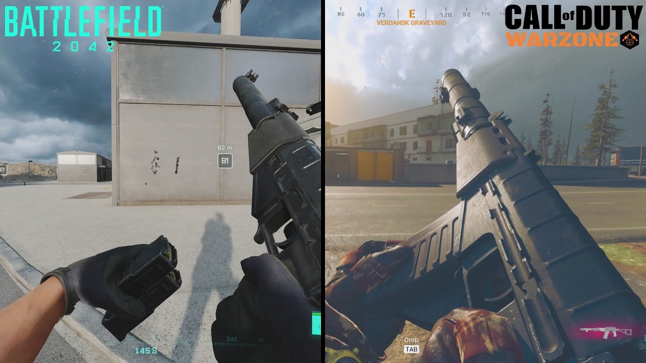 AS VAL COMPARISON - BATTLEFIELD 2042 vs WARZONE