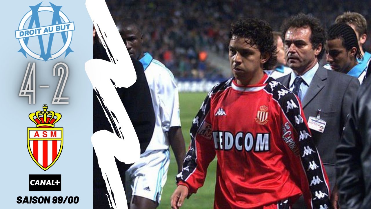 [ Résumé Football Match Ligue 1 ] OM - Monaco 4-2/ Saison 1999-2000