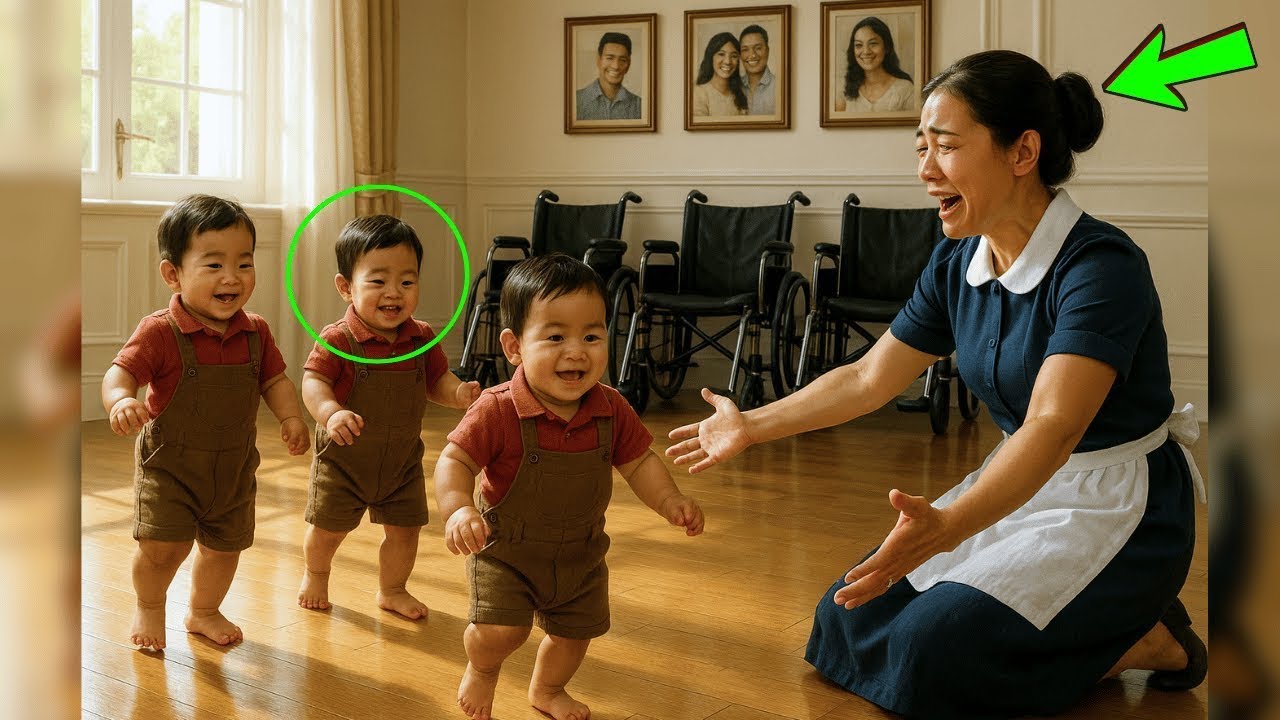 MILIARDER PASANG KAMERA UNTUK AWASI BAYI KEMBAR TIGA LUMPUH—YANG DILAKUKAN PENGASUH BIKIN DIA SYO