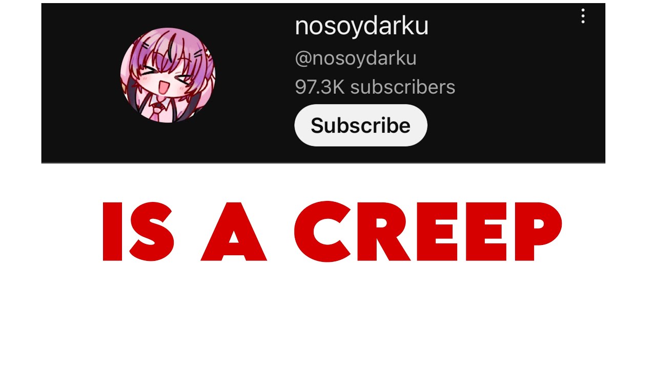 EXPLAINING THE NOSOYDARKU ALLEGATIONS || READ DESCRIPTION!