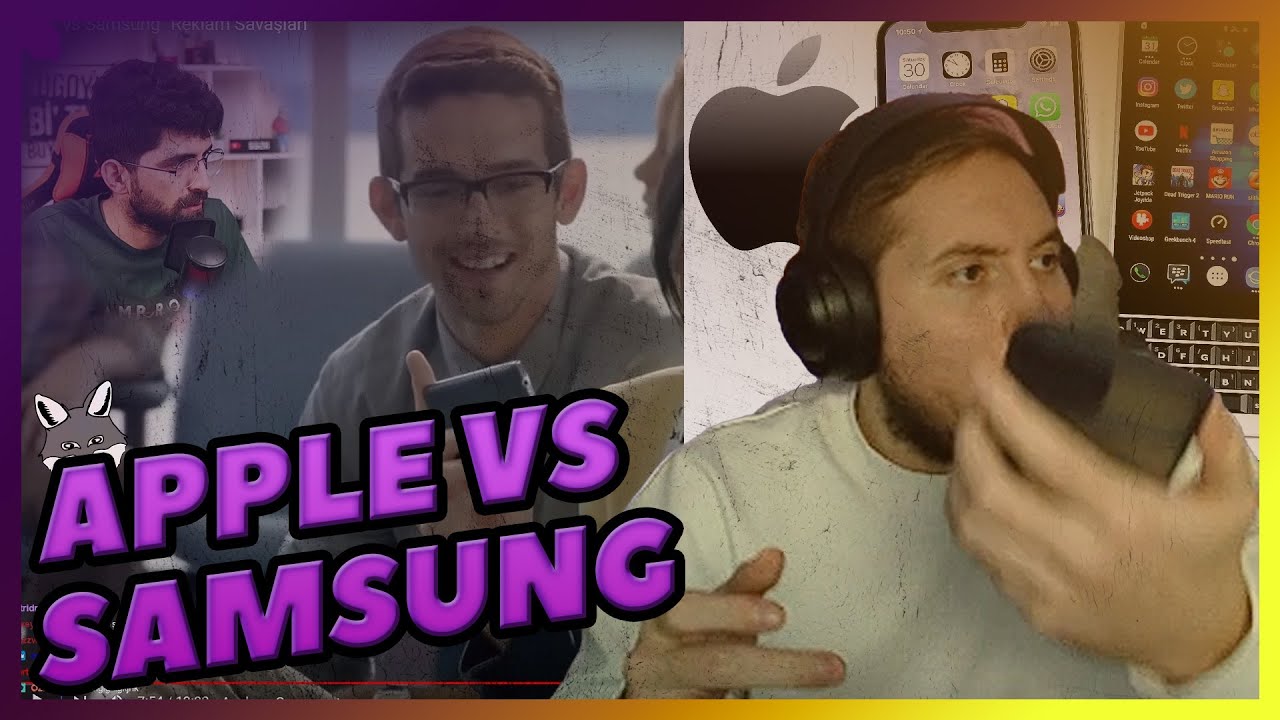 Reklam Savaşları (Apple vs Samsung @tasarimcidayi) | RRaenee