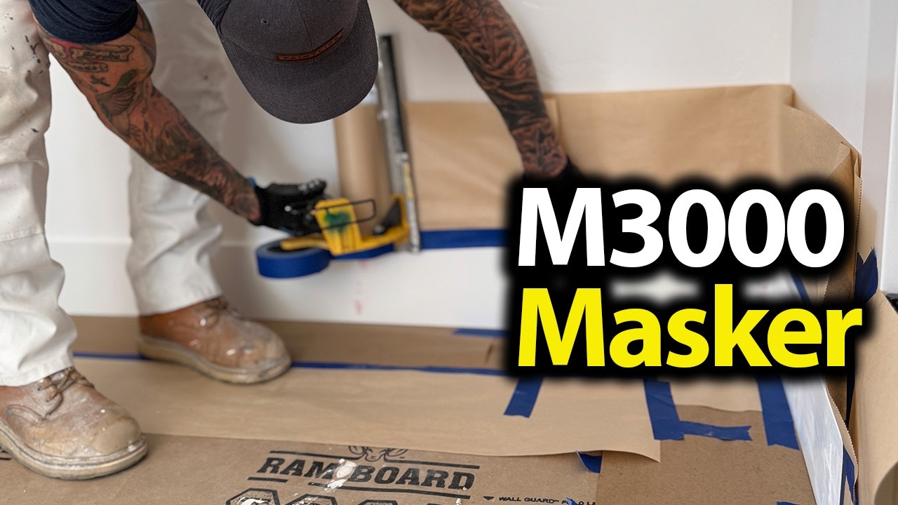 How to Use the 3M M3000 Hand Masker | Faster Painting with FrogTape® Precision!