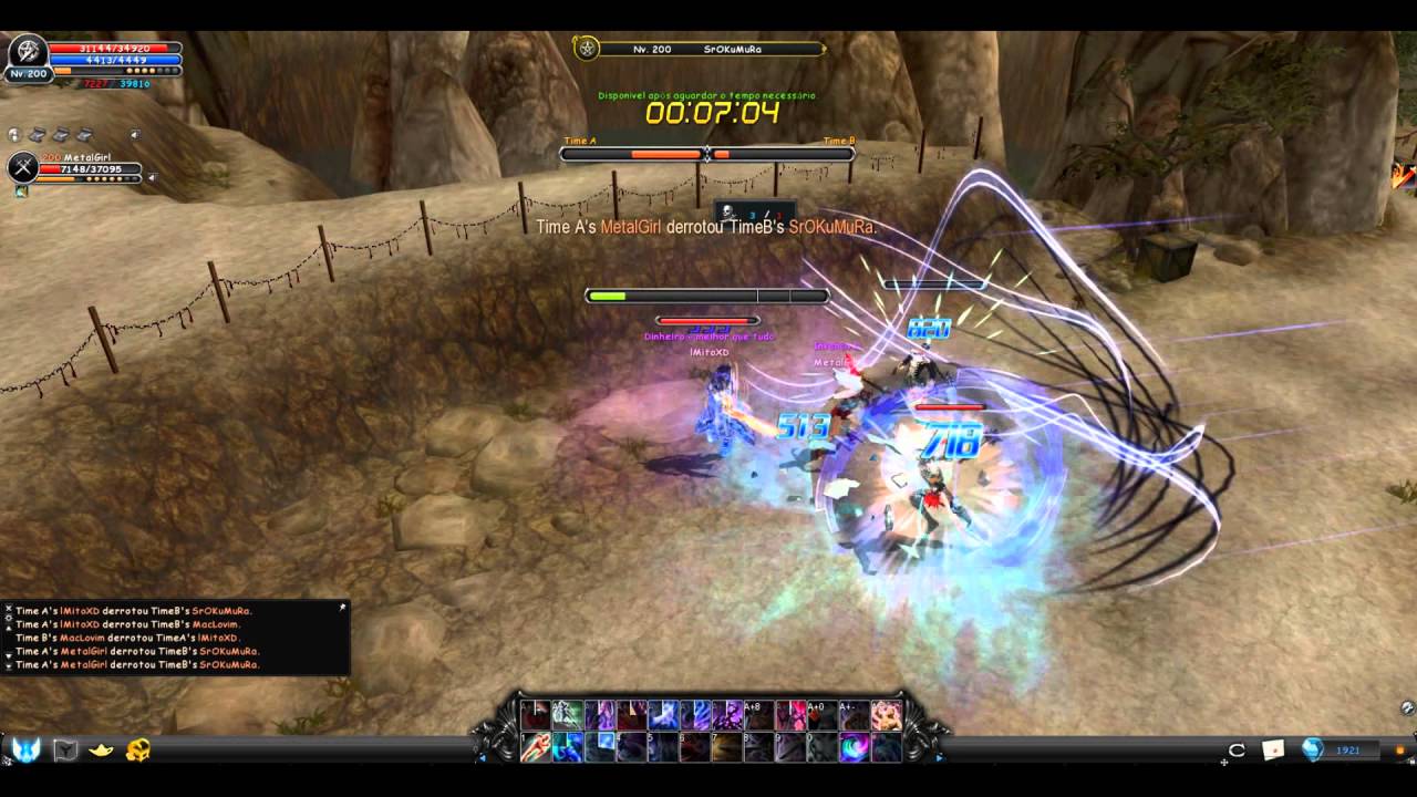 Cabal Online @ Arena de PvP: lMitoXD e MetalGirl VS MacLovim e SrOkumura
