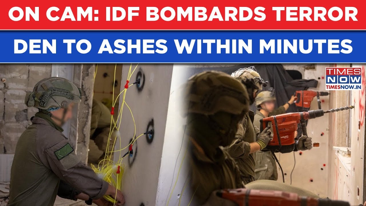 Watch IDF Bombard Hamas Terror Den, Building Reduced To Ashes Within Mins As Israel Exacts Revenge