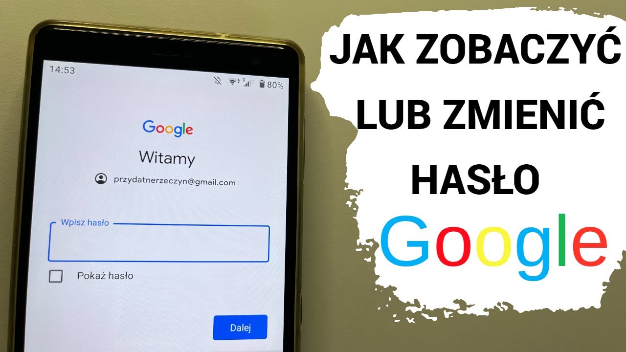 Jak odzyskać hasło Google lub Gmail