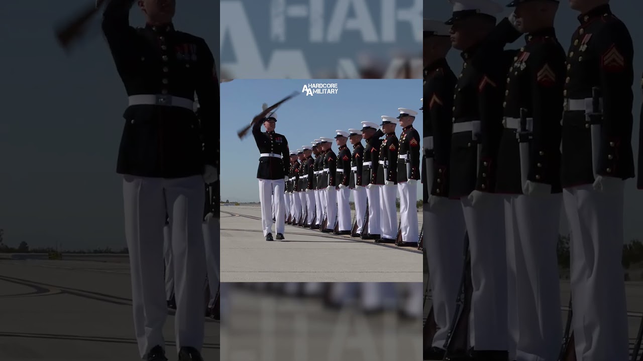MARINE SILENT DRILL PLATOON!!!