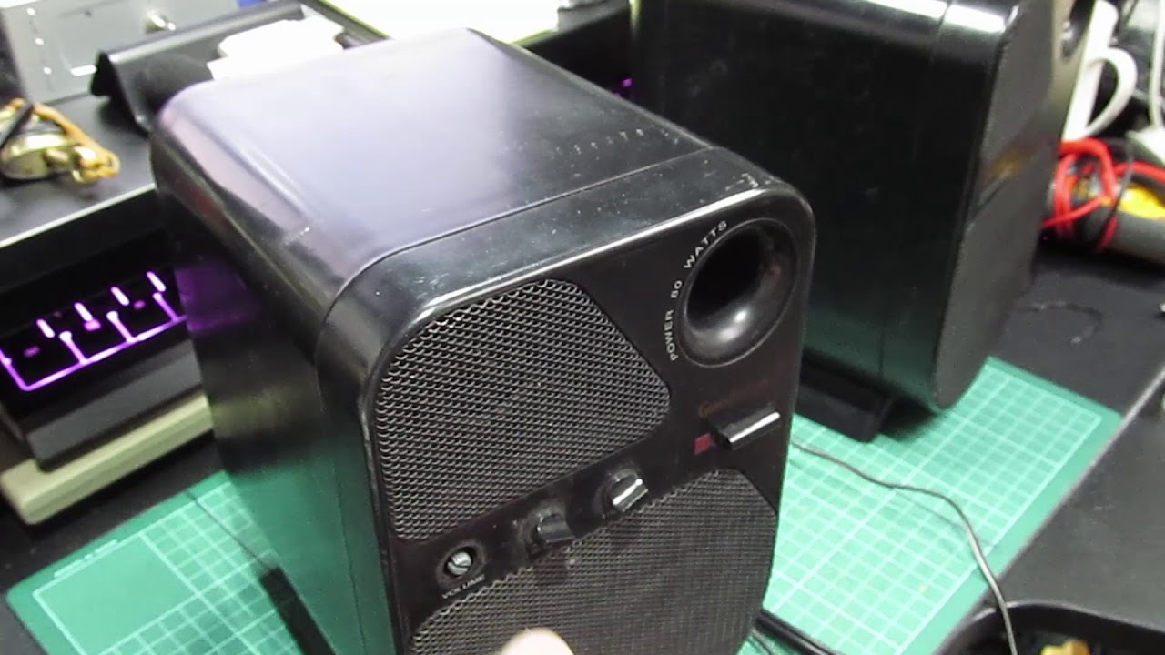 Vintage Goodmans Active 75 desktop speakers - Crackly volume control easy fix or is there more to it
