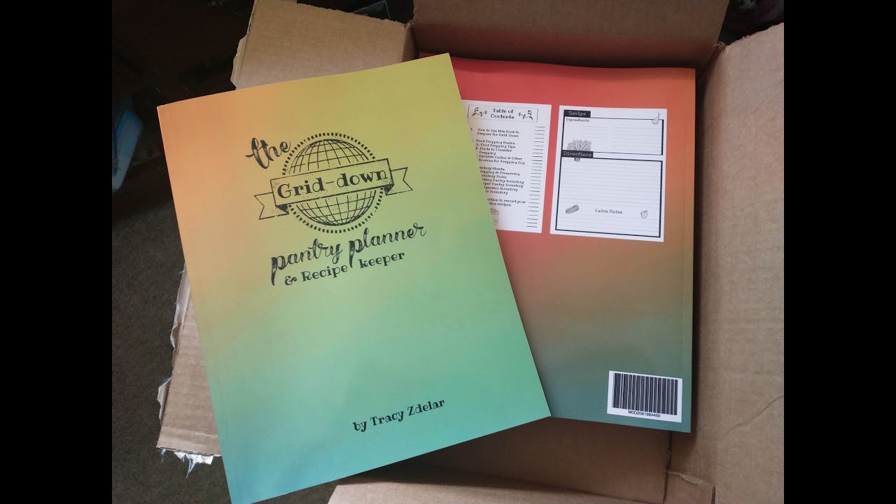 New Year Challenge & My NEW Off-Grid Pantry Planner workbook kdp release
