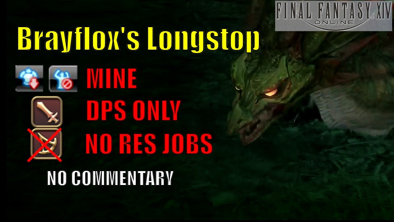 Berserker Challenge | Brayflox's Longstop | DPS only + no res jobs | MINE | Final Fantasy 14