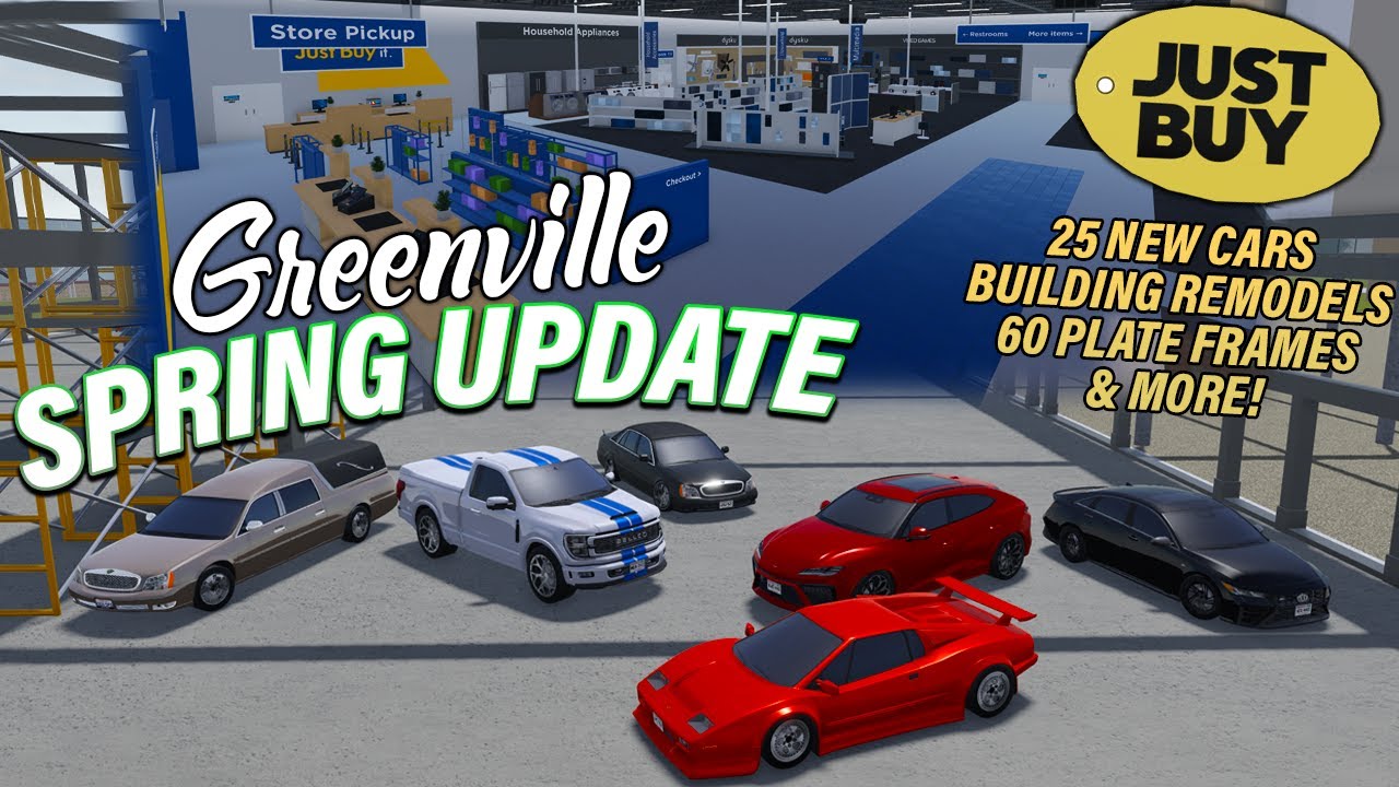 GREENVILLE SPRING UPDATE IS HERE!! (25 NEW CARS, NEW BUILDINGS, SPECIAL PAINT, REMOTE START & MORE!!