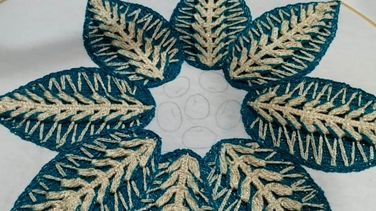 [Puntada Fantasía] Flor de NocheBuena | #BordadosConIsa