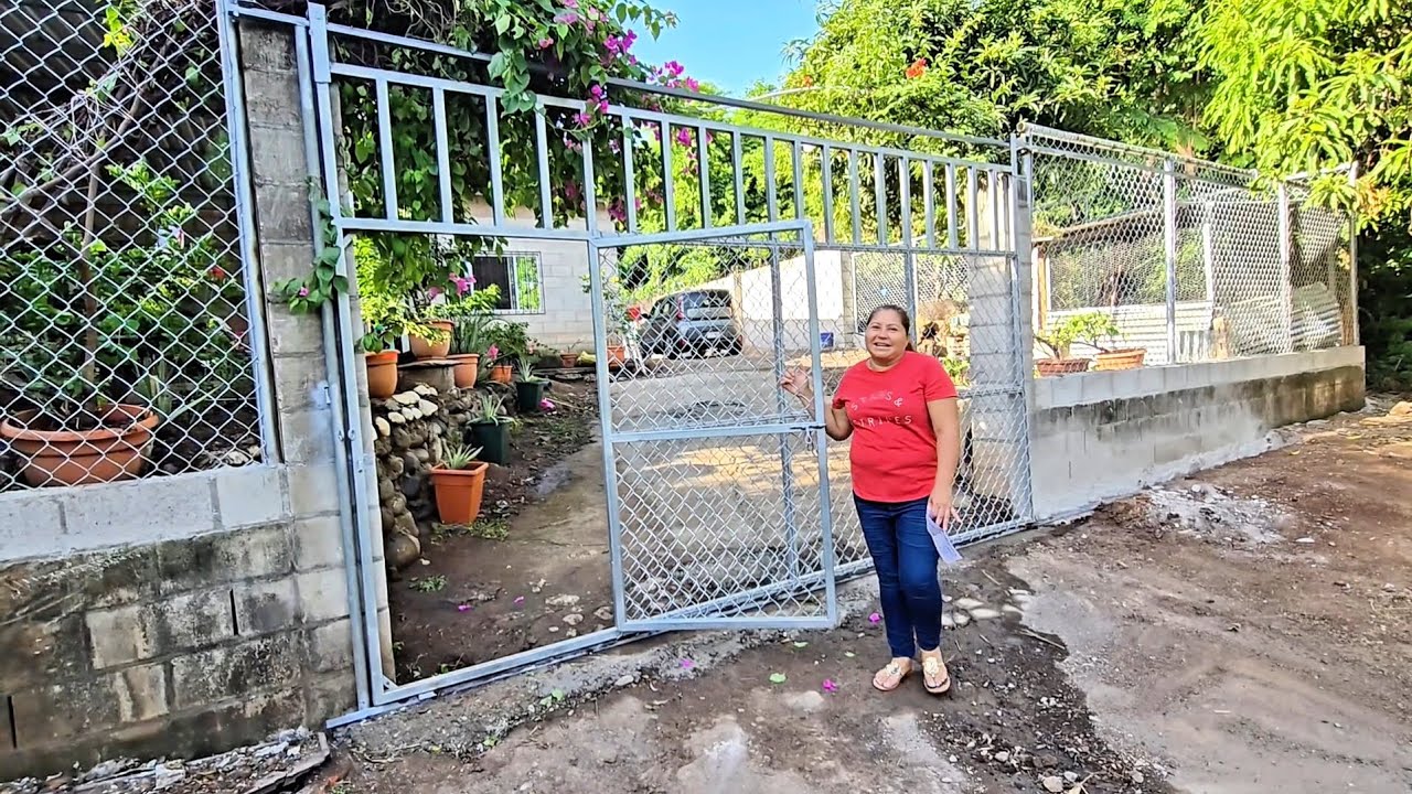 Cuanto nos costó el PORTÓN de MALLA CICLÓN en El Salvador. ¡¡Precios reales!!