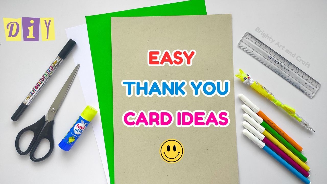 Easy & Beautiful Thank You Card Ideas | How to make Handmade Thank You Card| DIY Thank You Card 2026