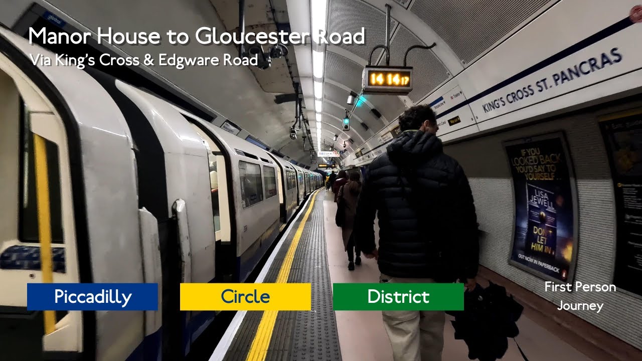 London Underground First Person Journey: Manor House to Gloucester Road