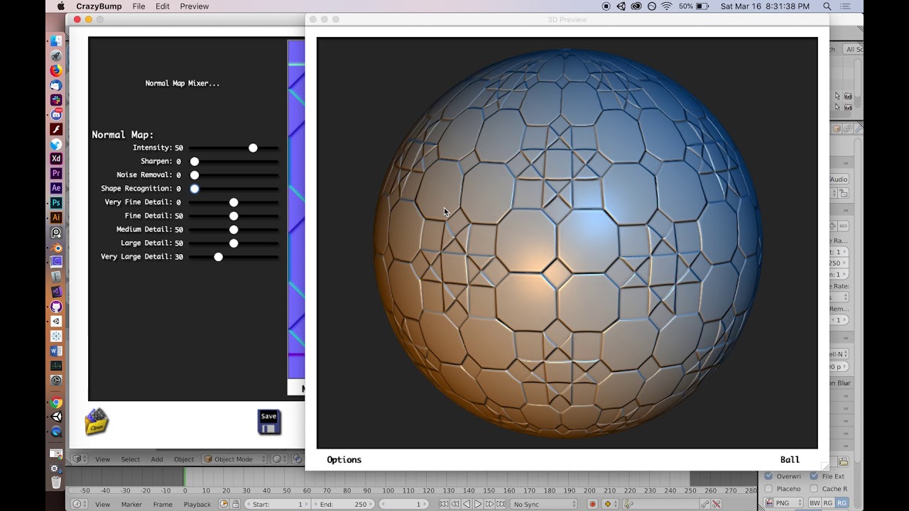 Illustrator CC Tile Template to Crazybump to Unity