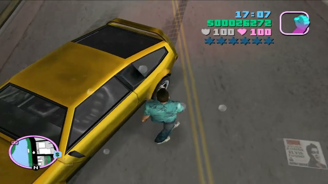 تختيم GTA Vice City مهمة معرض السيارات Part 2