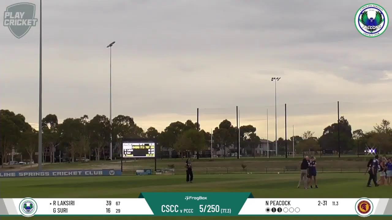 Caroline Springs 1st XI v Point Cook 1st XI