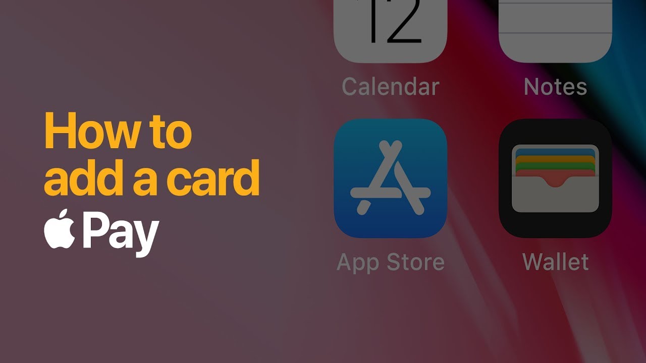 Apple Pay — How to add a card on iPhone — Apple