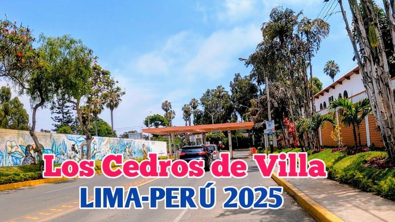 LIMA PERÚ 4K | ASÍ LUCE LA ZONA EXCLUSIVA DE CHORRILLOS (LOS CEDROS DE VILLA) ENERO DE 2025