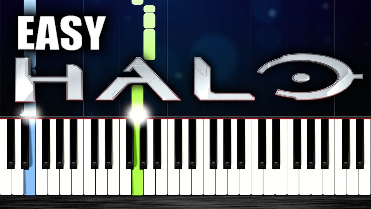 Halo Theme - EASY Piano Tutorial