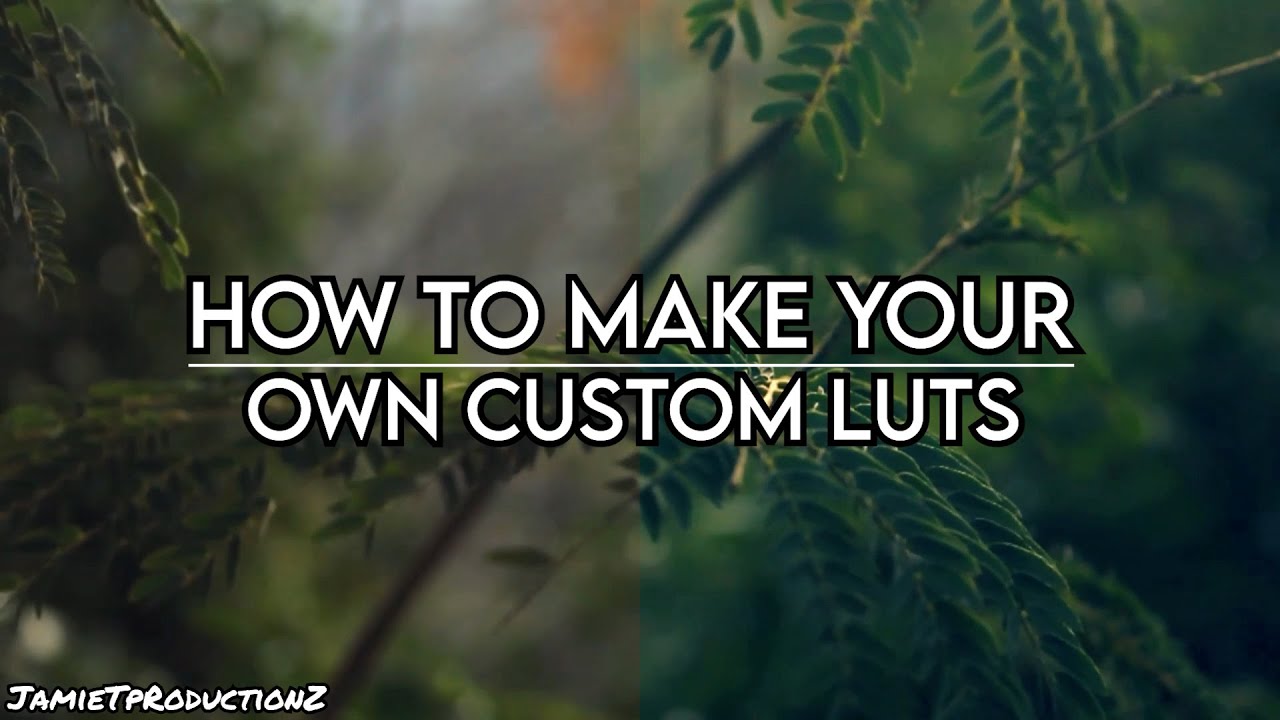 How To Create Your OWN Custom LUTs | My 3 Step Process