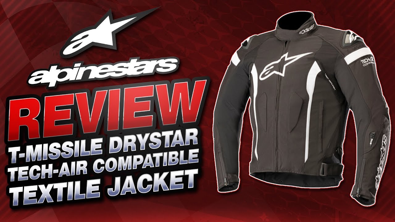 Alpinestars T-Missile Drystar Tech-Air Compatible Jacket Review | Sportbiketrackgear.com