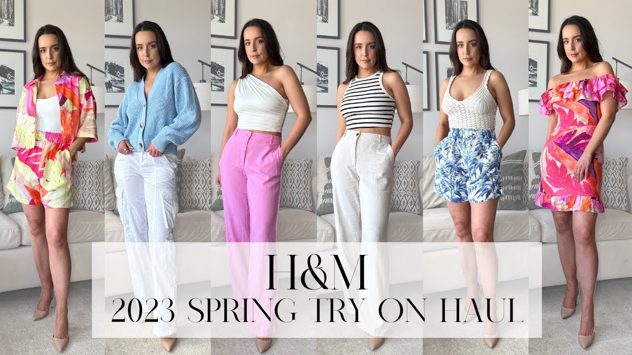H&M SPRING TRYON HAUL 2023 | Reviewing the HITS & misses for spring!