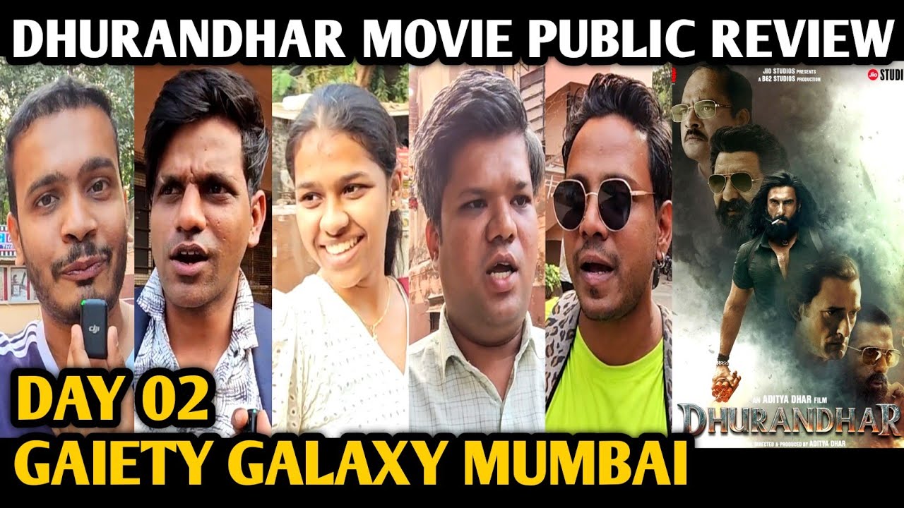 Dhurandhar Movie Public Review | Day 02 | Gaiety Galaxy Mumbai | Ranveer Singh | Sanjay Dutt