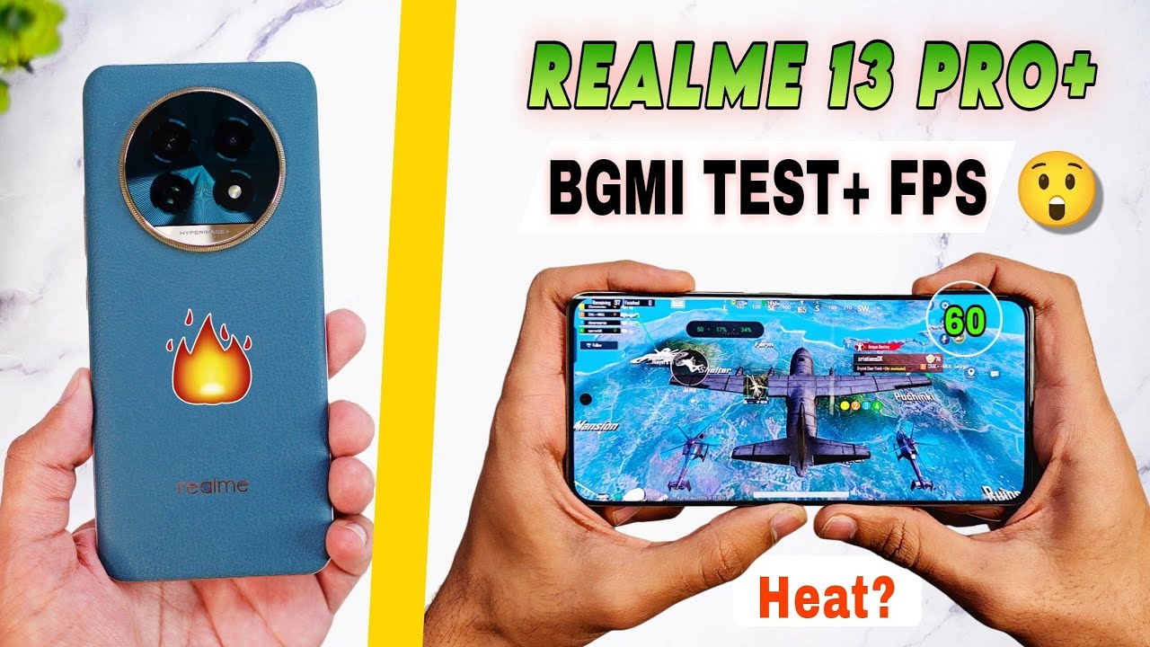 Realme 13 Pro Plus 5G Bgmi Pubg Test | Bgmi graphics | realme 13 pro plus bgmi gaming battery test