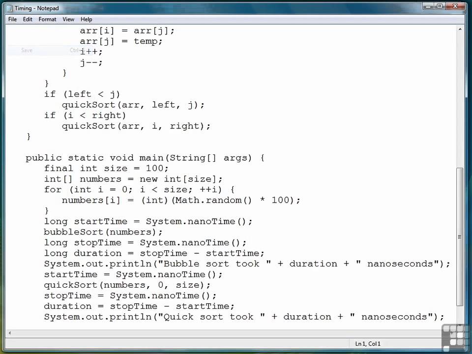 06 07 Sorting And Searching Algorithms   Exercise 1