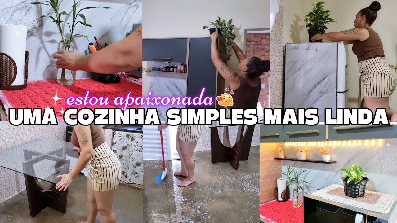 COMO A COZINHA FICOU LINDA😍 Novas Decorações/ TIVE UM LIVRAMENTO 😟