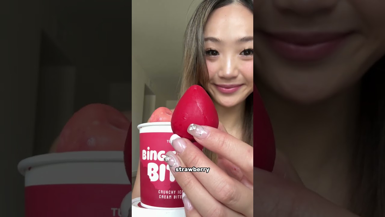CRUNCHY ICE CREAM ASMR #shorts