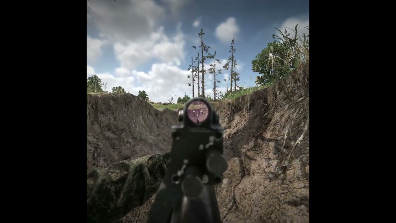 trench warfare in arma reforger..